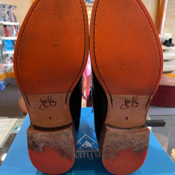 JOHN FLUEVOG STRAIGHT 6 "ADMIRAL" - BROWN - MENS 8 or WOMENS 10 - Picture 4 of 4